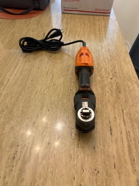RIDGID Corded Oscillating Multi-Tool R28700 Used 4 Amp