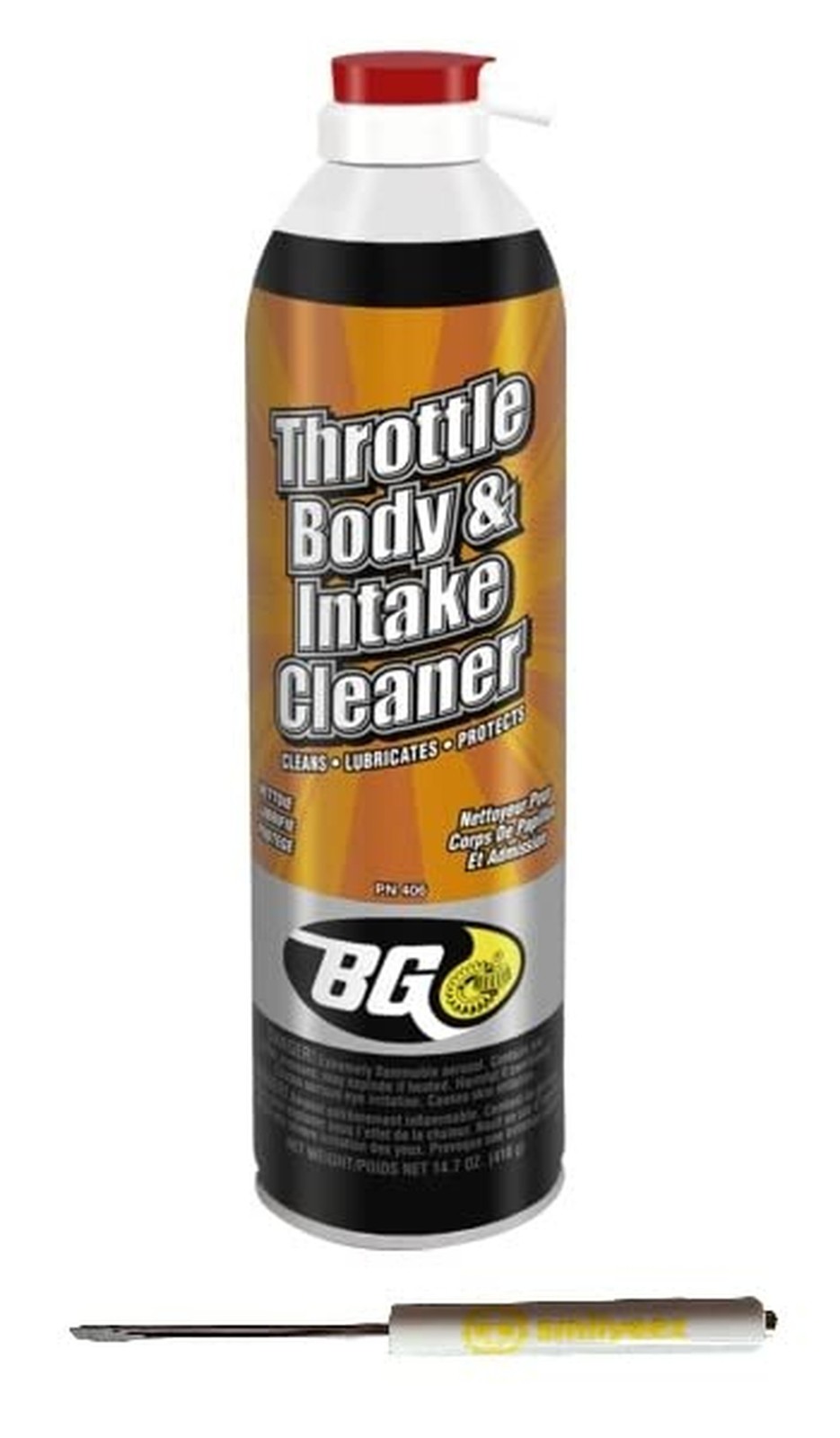 BG Throttle Body & Intake Cleaner Spray Can PN 406 With Pocket Scre... Fast Ship
