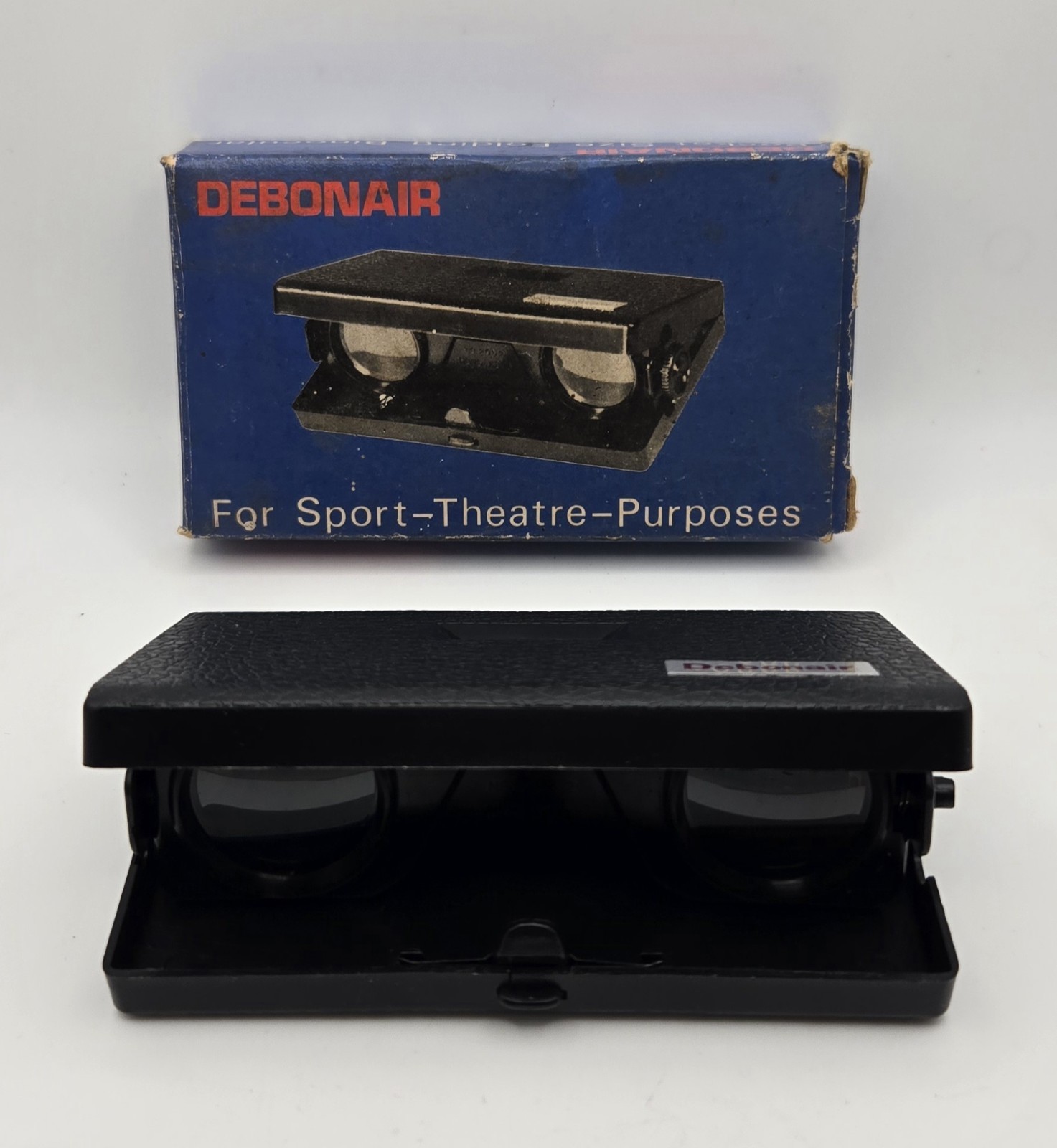 Vintage DEBONAIR Pocket Size Multi-Purpose Folding Binoculars w/Original Box 🥸