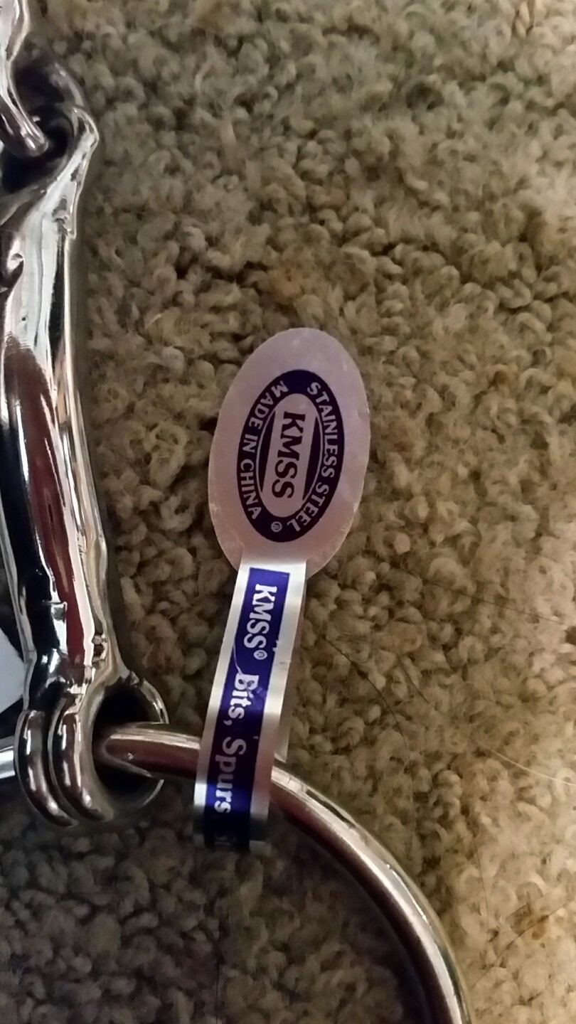 BRAND NEW KMSS Loose ring snaffle bit, 5.25" stainless