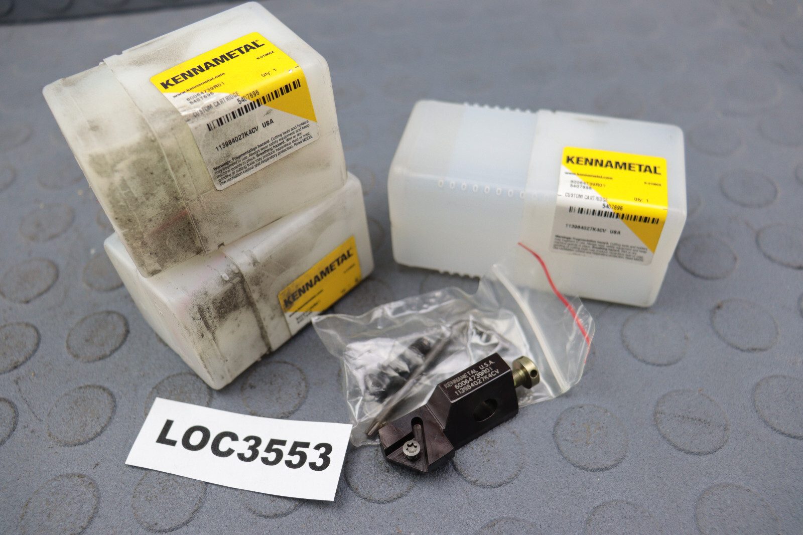 KENNAMETAL 60064739R01 CARTRIDGE LOT OF 3 LOC3553