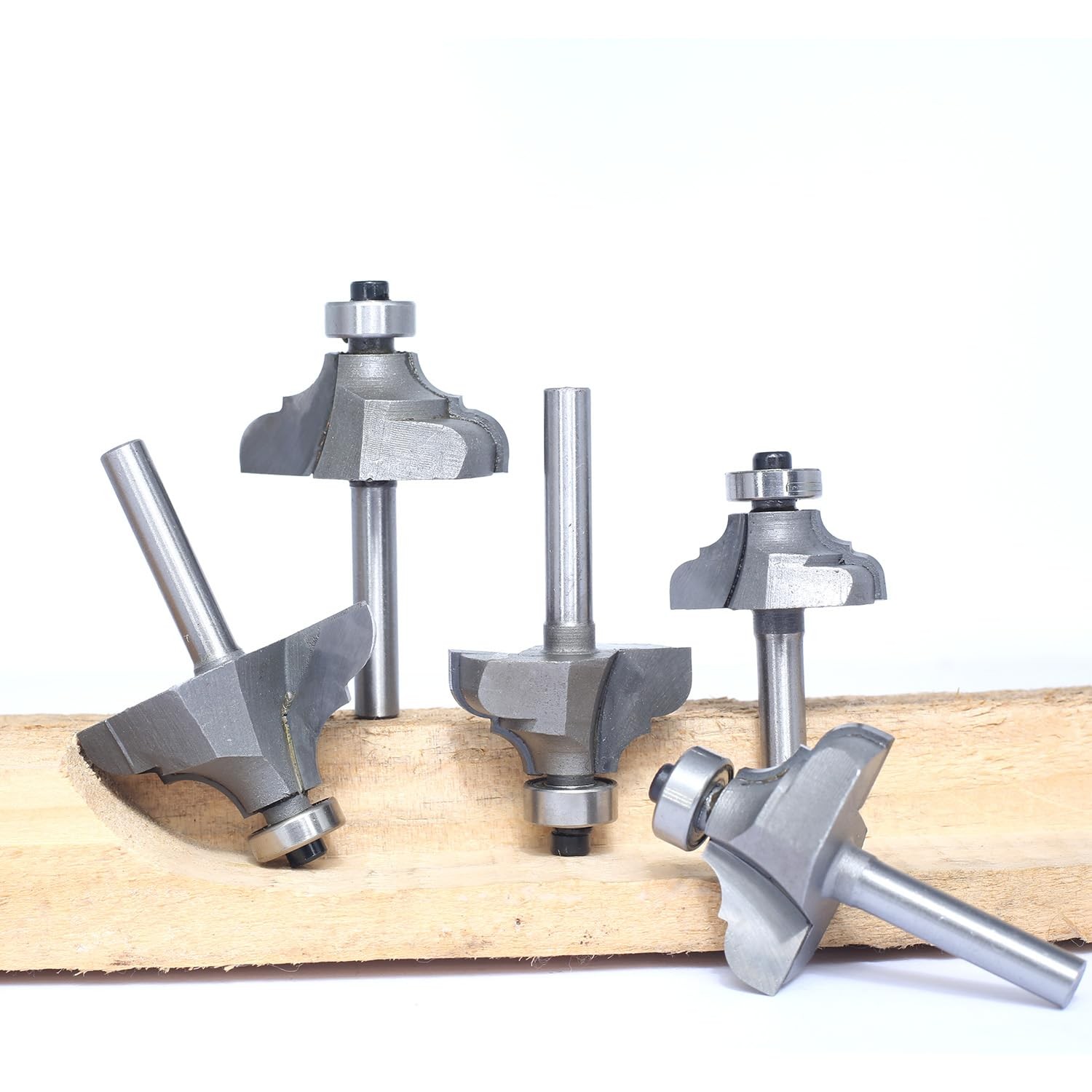 Akylin 5pc Classical Ogee Router Bit Set, 1/4" Shank, 5/8" Cutting Depth