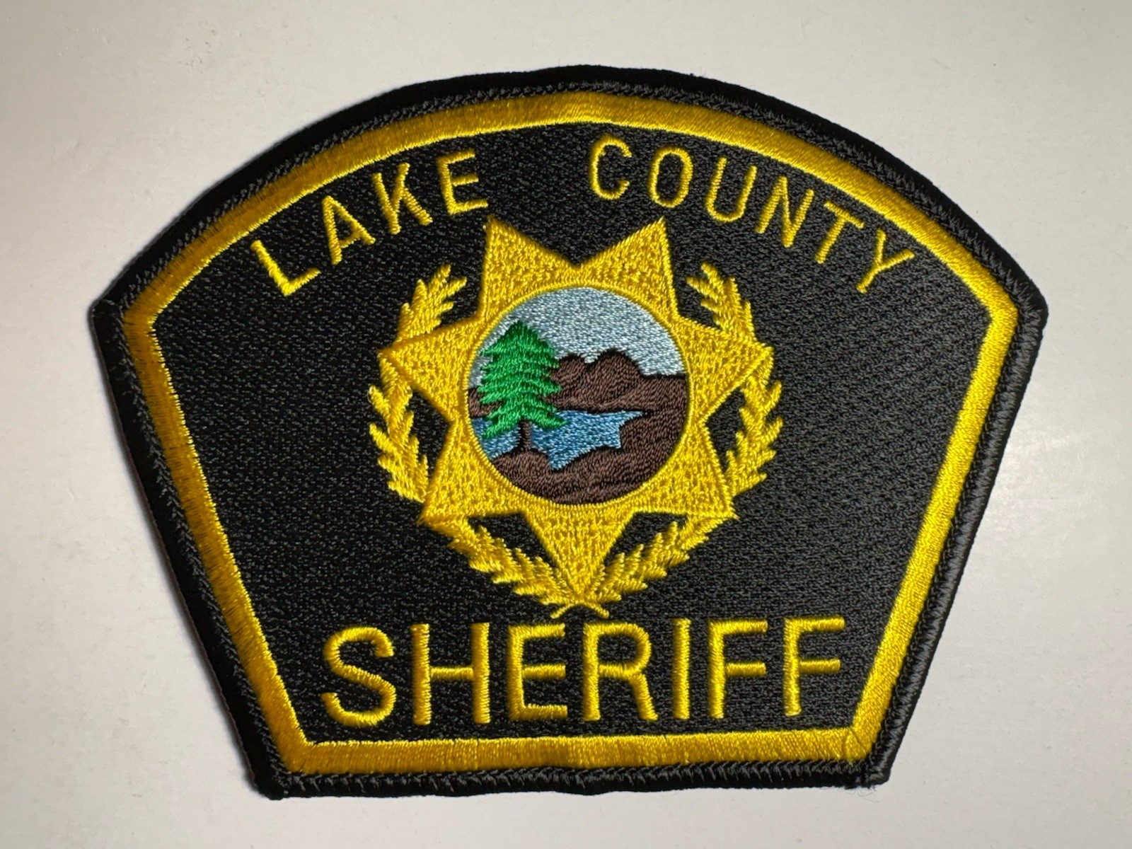Lake County California Sheriff Patch