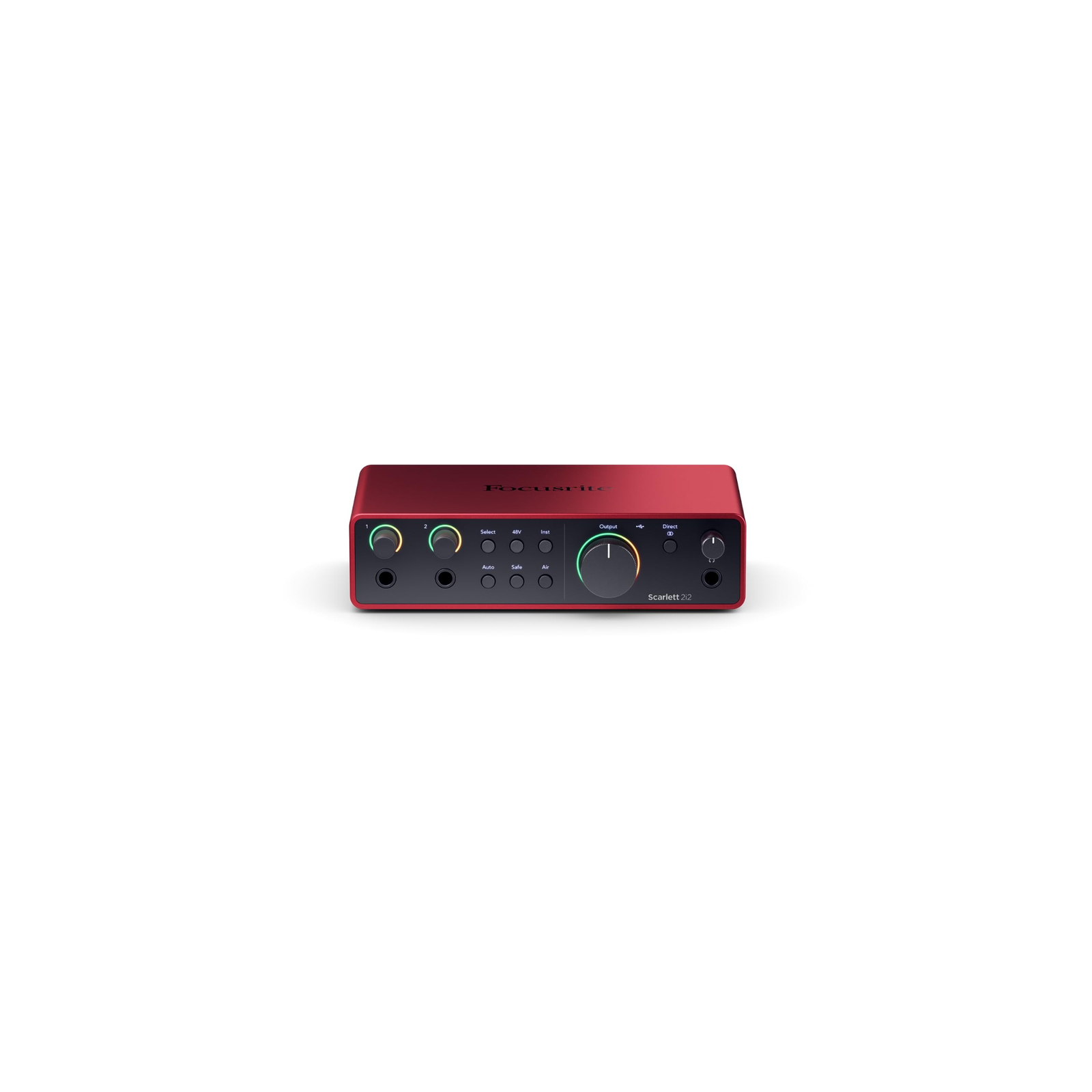 Focusrite Scarlett 2i2 4th Gen USB Audio Interface Kit W/Monitors & Software