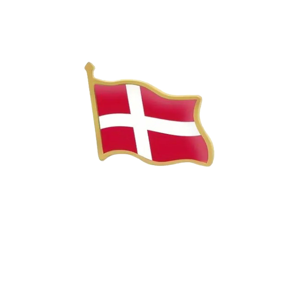 Denmark Pin Flag Flag Pin Dannebrog Button Danmark Badge