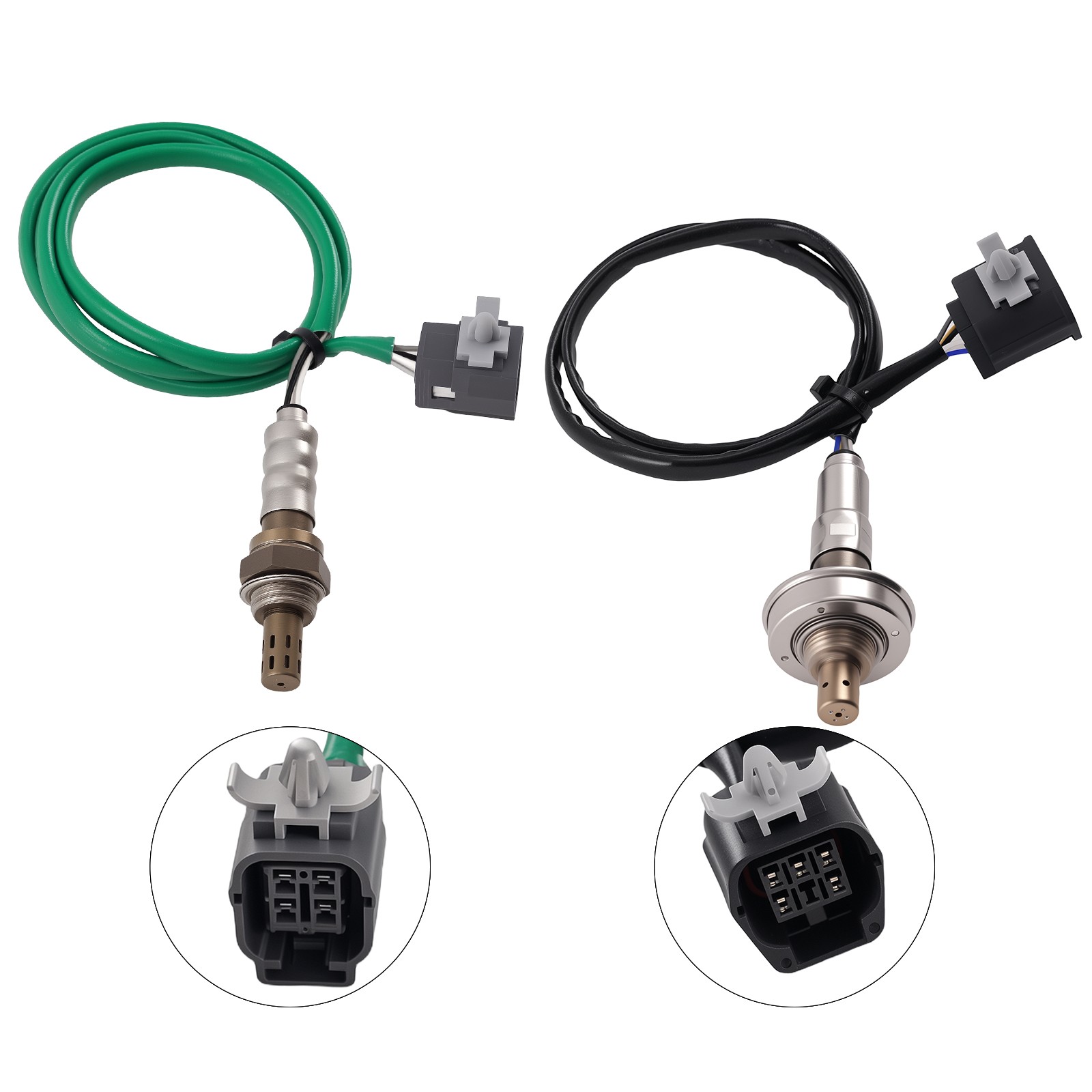 2Pcs Upstream+Down Oxygen Sensors For  Mazda 6 2.5L L4 2009 2010 2011 2012 2013
