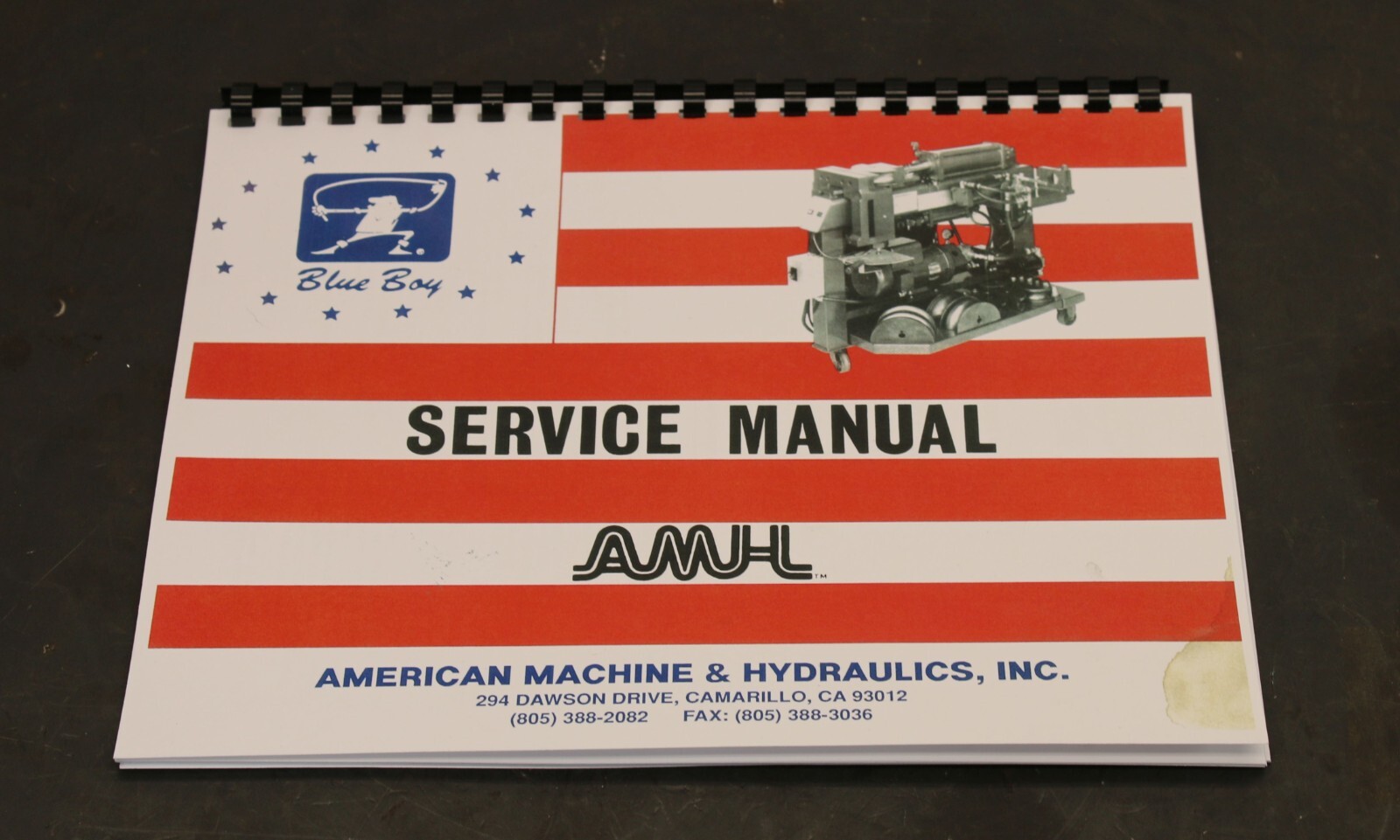 Blue Boy Hydraulic Exhaust Tubing Bender Operators & Maintenance Manual 133 153