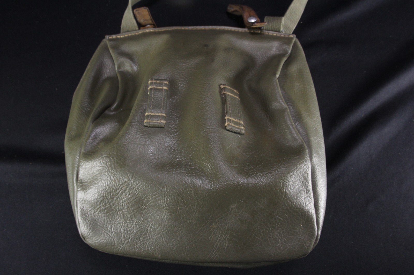 VTG Hans Jaggi Rohrbach Germany Switzerland Satchel Messenger Bag Canvas Leather
