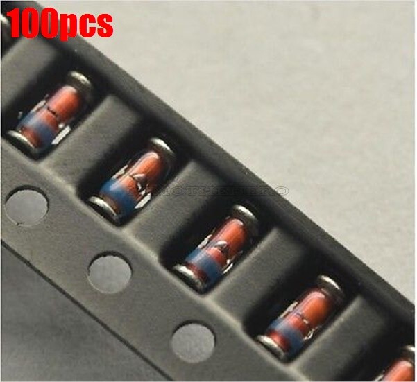 100Pcs Minimelf ; Zenerdiode Z-Diode 7.5V 0.5W Smd ZMM7V5 0204 New Ic iq