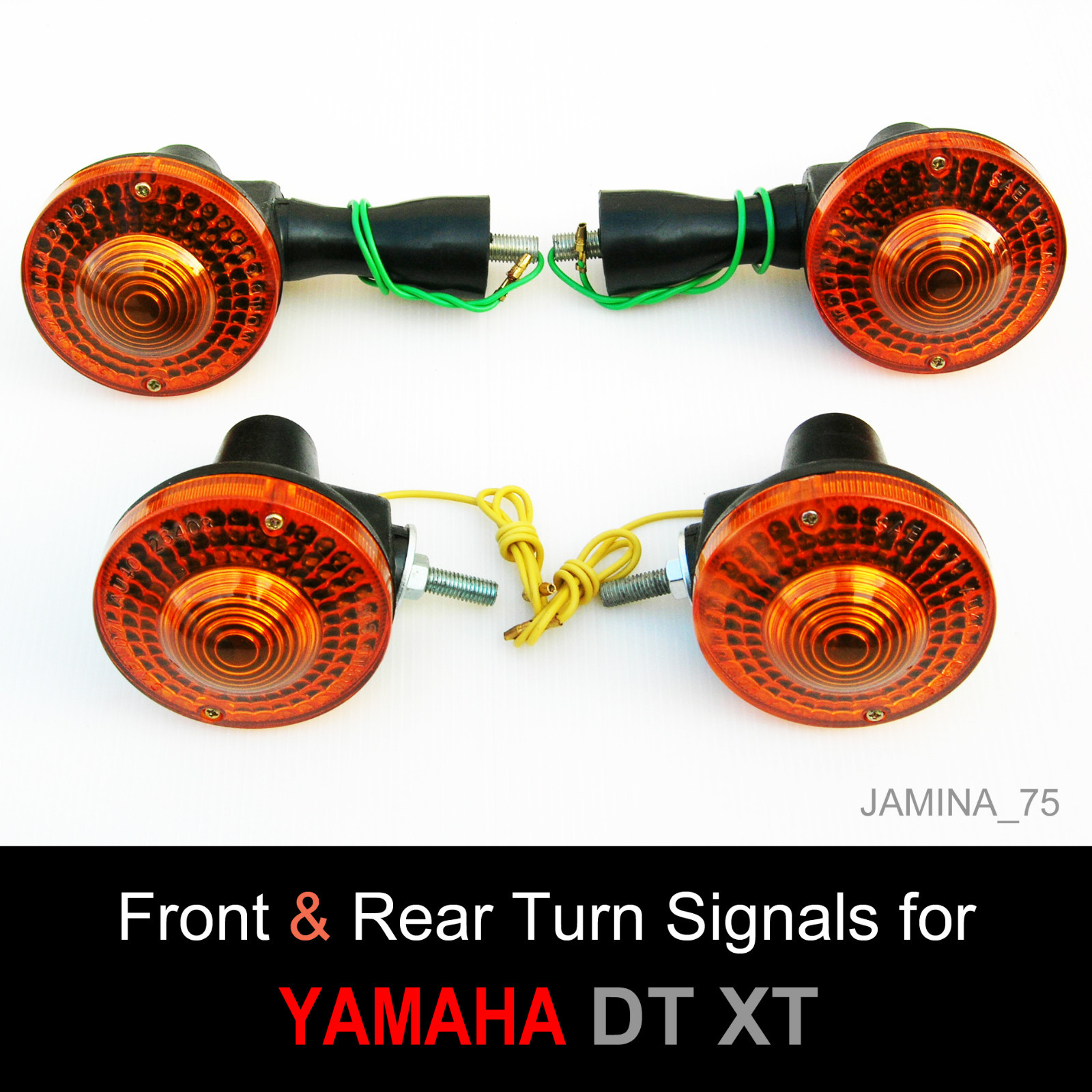 Yamaha DT100 DT125 MX DT175 DT250 DT360 DT400 Turn Signal Indicator Front & Rear
