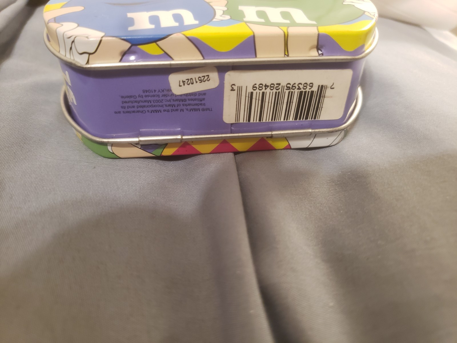 2003 M&M Small Easter Tin With Handle