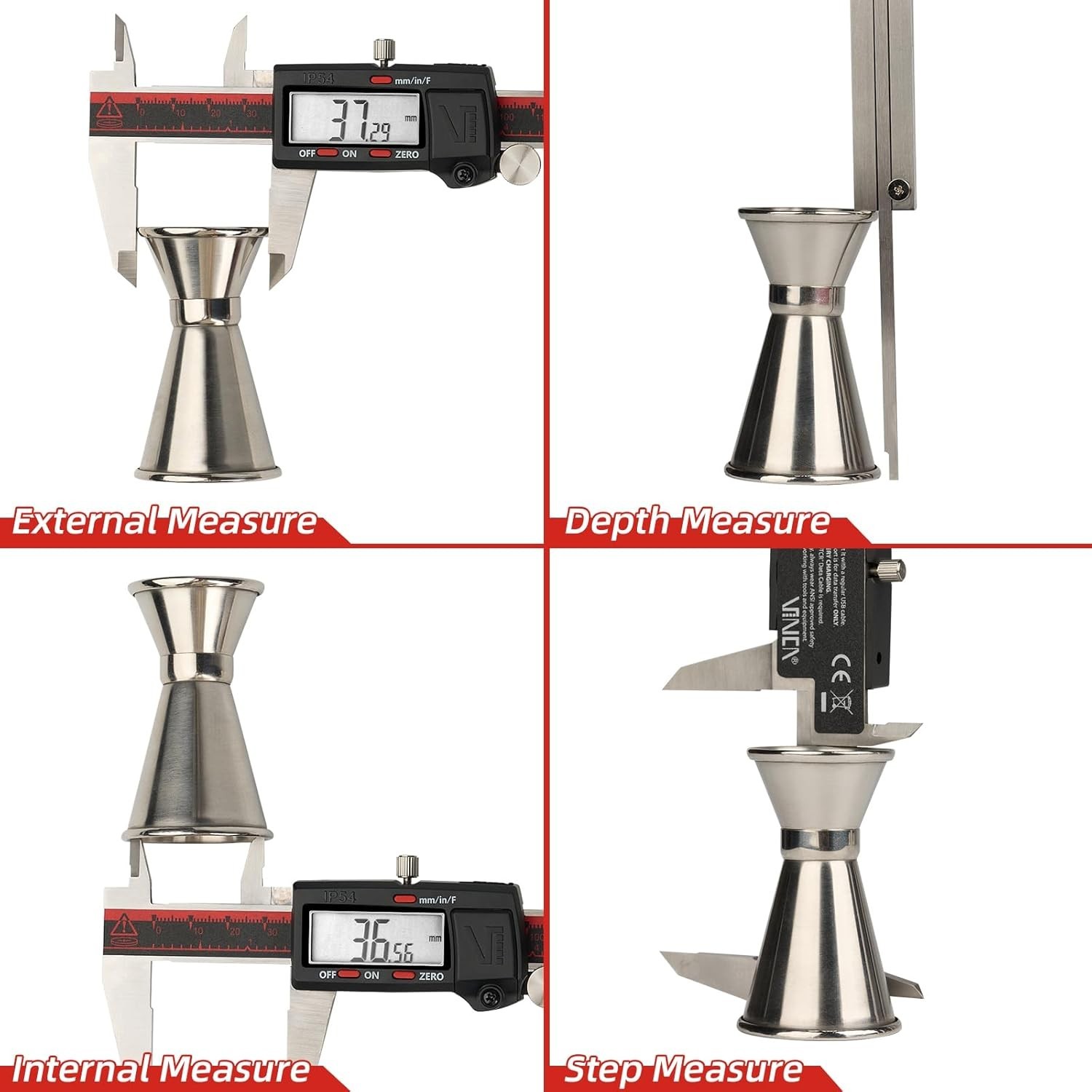 Precision Digital Caliper - High Accuracy with RS232 Data Transfer Capability