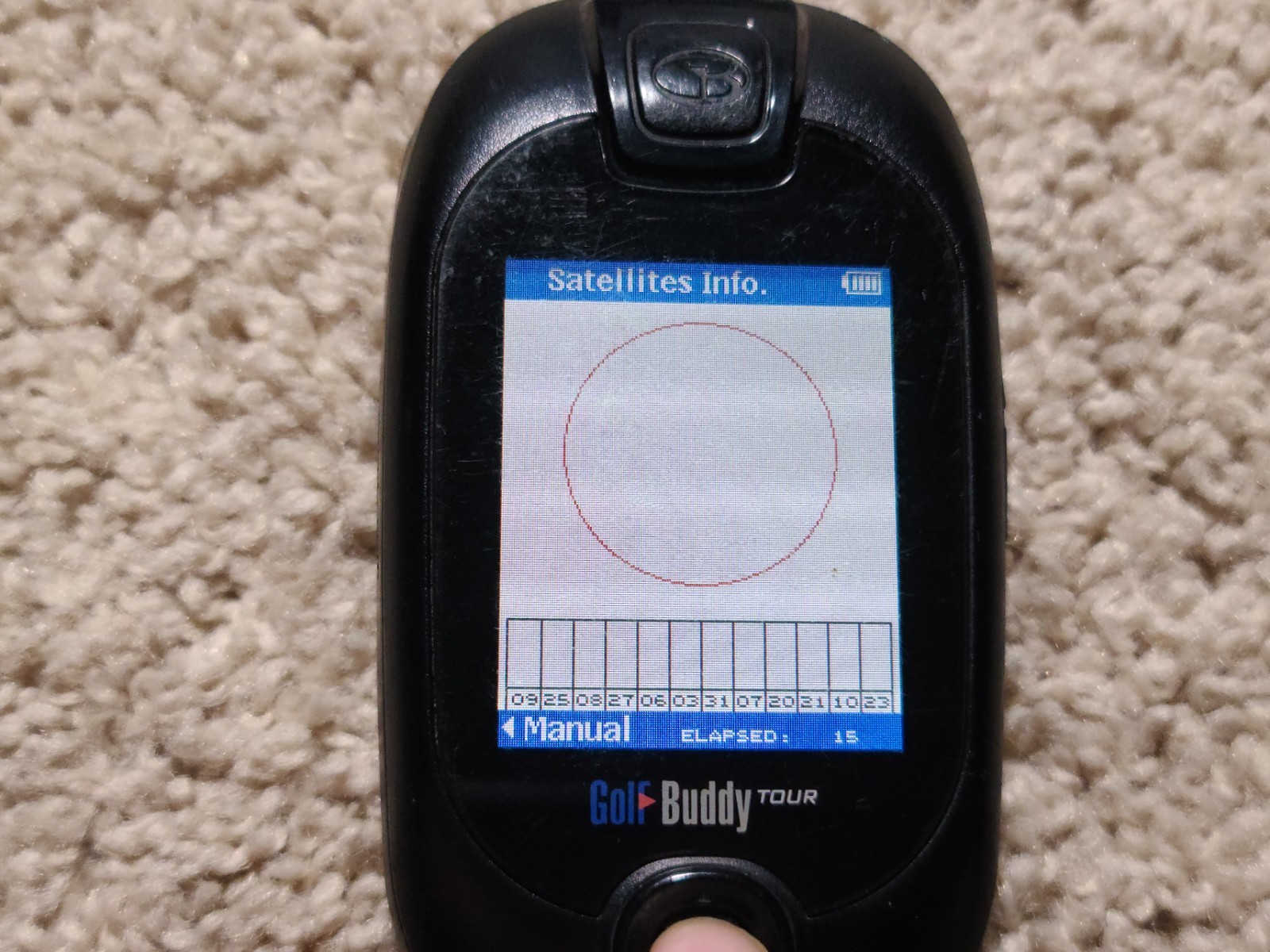 Golf Buddy Pro Tour Compact GPS Range Finder DSC-GB200 - USED - READ DESCRIPTION
