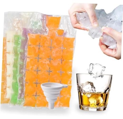 Disposable Ice Cube Trays for Freezer Ball Ice Cube Mold Ice 100 count pack