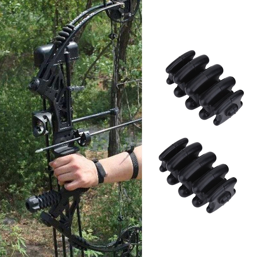 ‵ 2Pc Rubber Archery Vibration Dampener Compound Bow Stabilizer