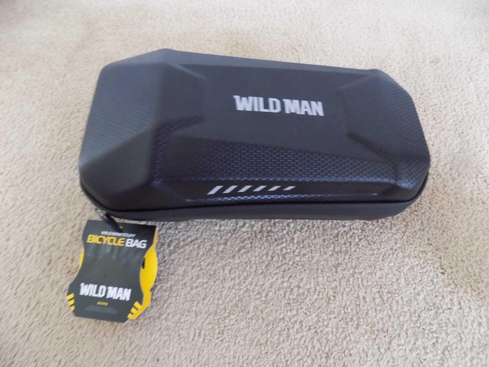Wild Man Stuff Zippered Clip On Bicycle Bag New w/Tag--FREE SHIPPING!