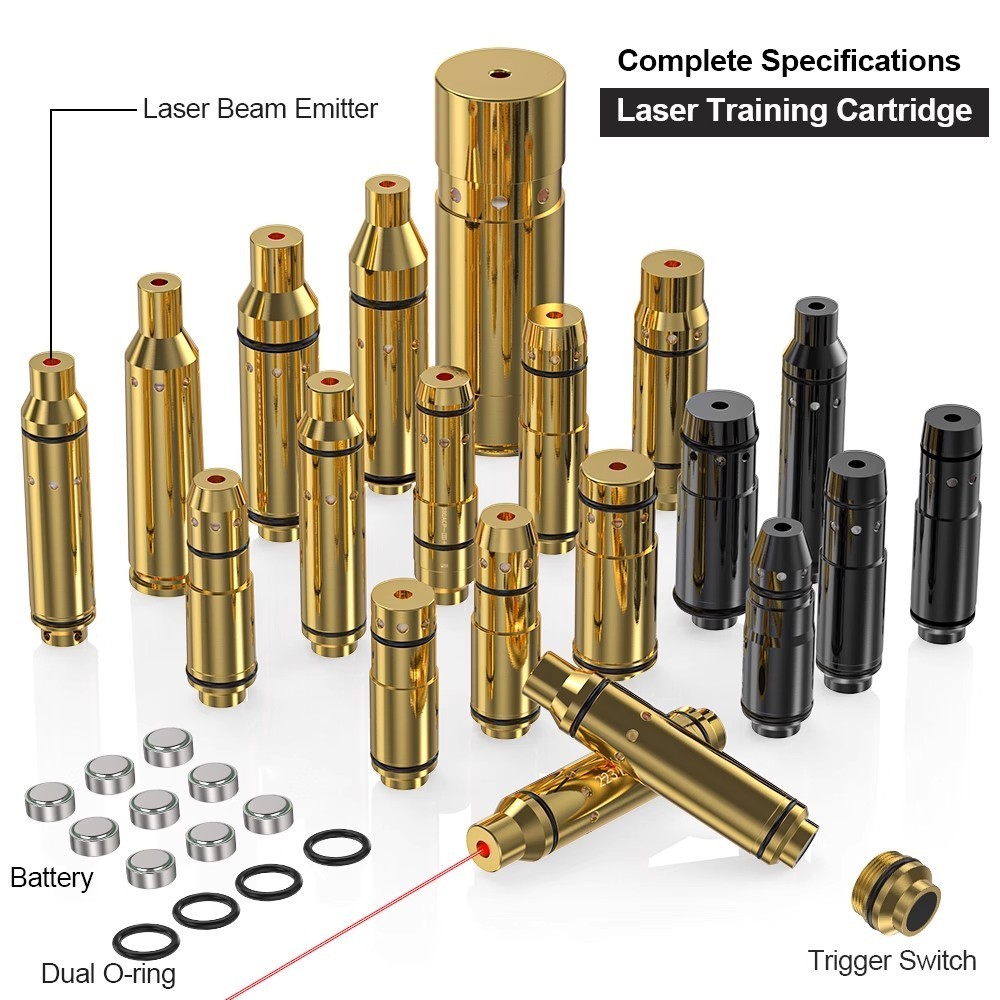 Dry Fire Laser Trainer – Save Ammo, Safe Home Practice, Caliber Options