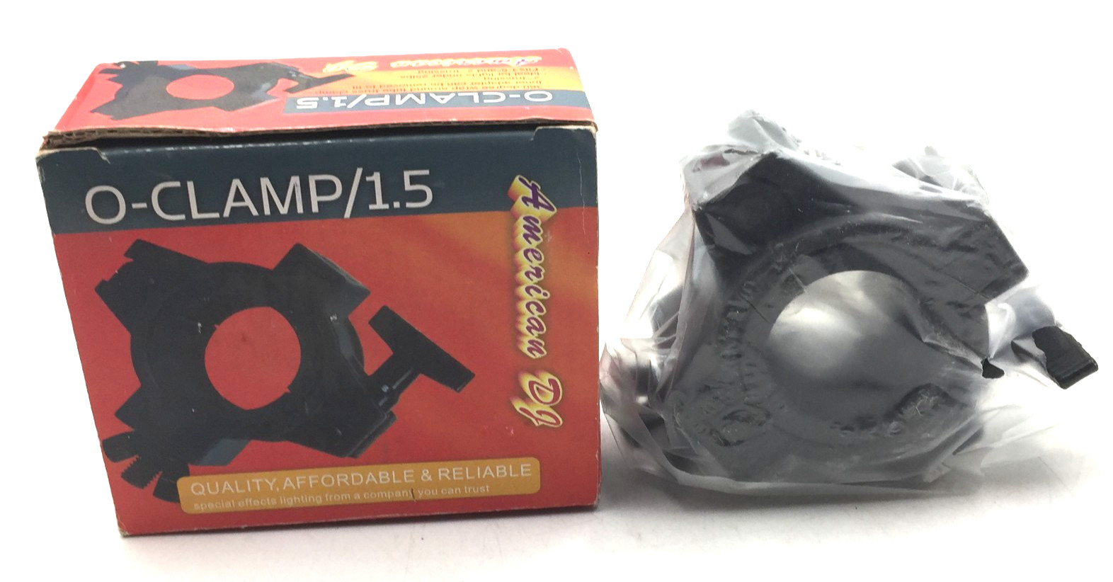 American DJ O-Clamp 1.5 | Truss Clamp for 1.5in or 2in Diameter New In Box