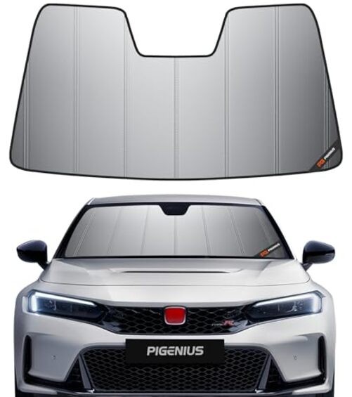 Windshield Sunshade for Cadillac ATS 2013-2019 (Sedan & Coupe), Premium Grey