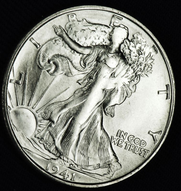 1941-s  Liberty Walking Half.   BU.   (INV. A)