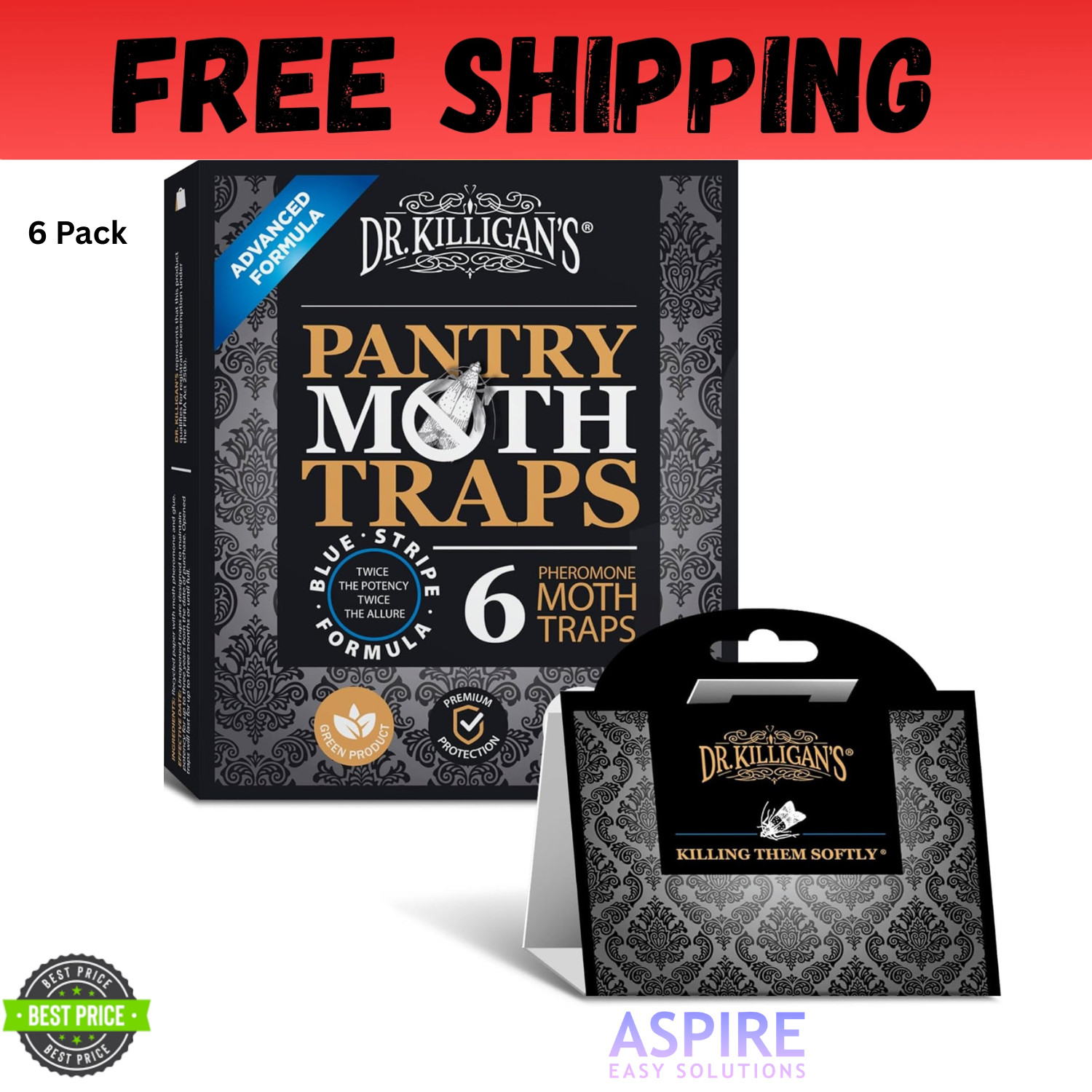 Dr. Killigan'S Premium Double Potent Pantry Moth Traps with Pheromones Prime, St
