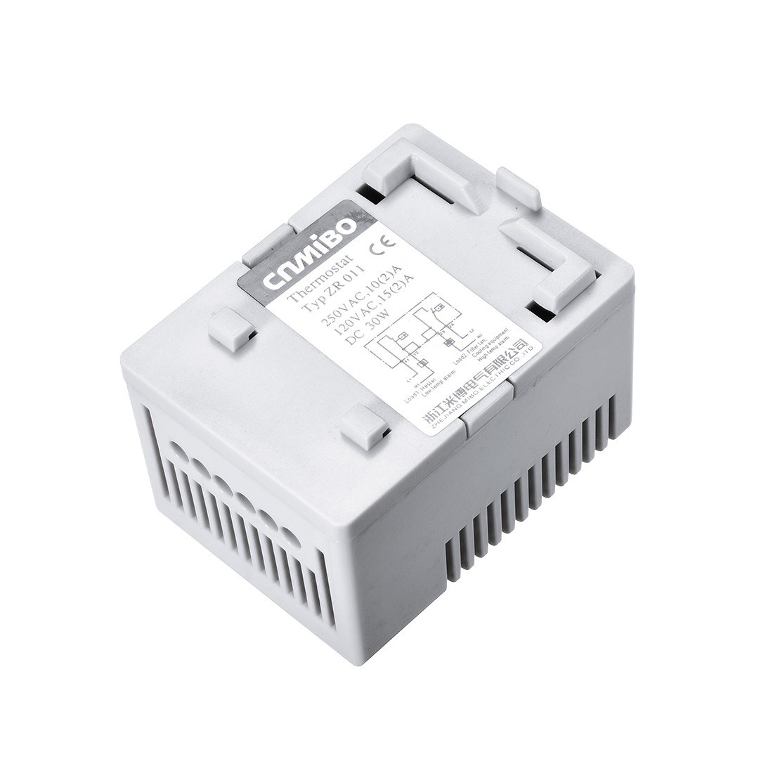 Mechanical Thermostat 0-60℃ Compact NC NO Temperature Controller Switch