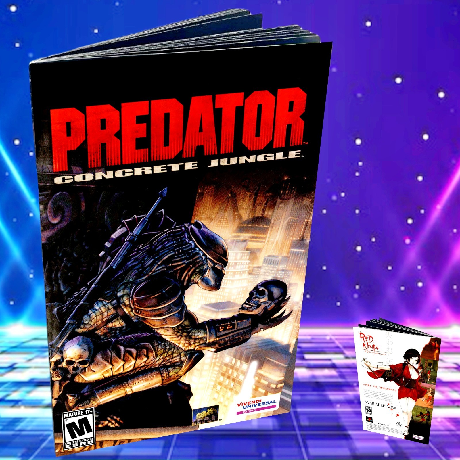 Replacement Manual for - Predator Concrete Jungle - Sony PS2 Instruction Booklet