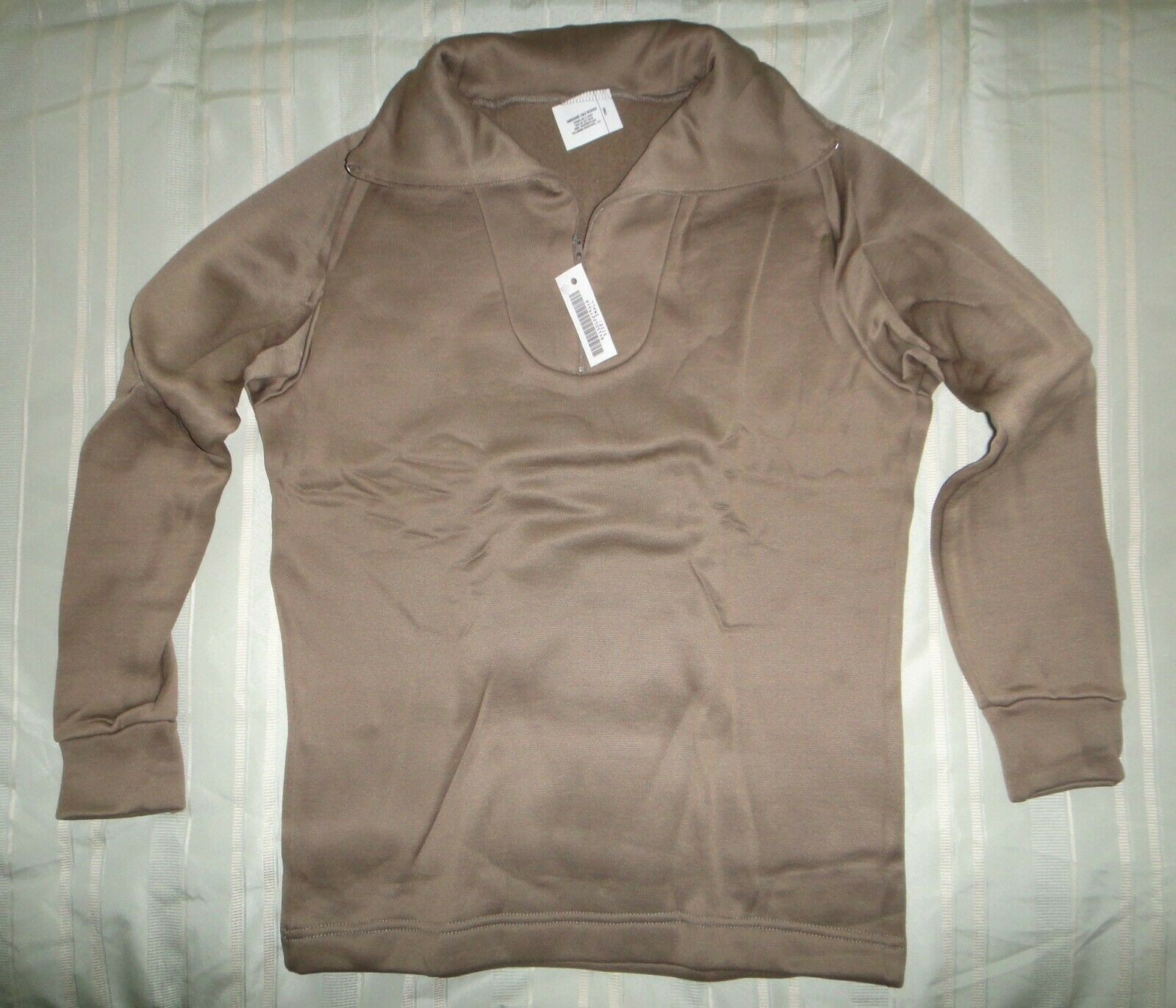 Polypropylene 1/4 Zip Turtleneck Undershirt - New in Bag USGI Extreme Cold - S