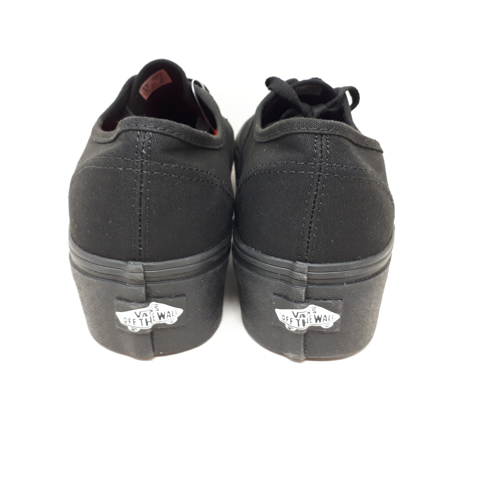 Vans Authentic Stackform Platform All Black Classic Shoe Sneaker Womens US NEW