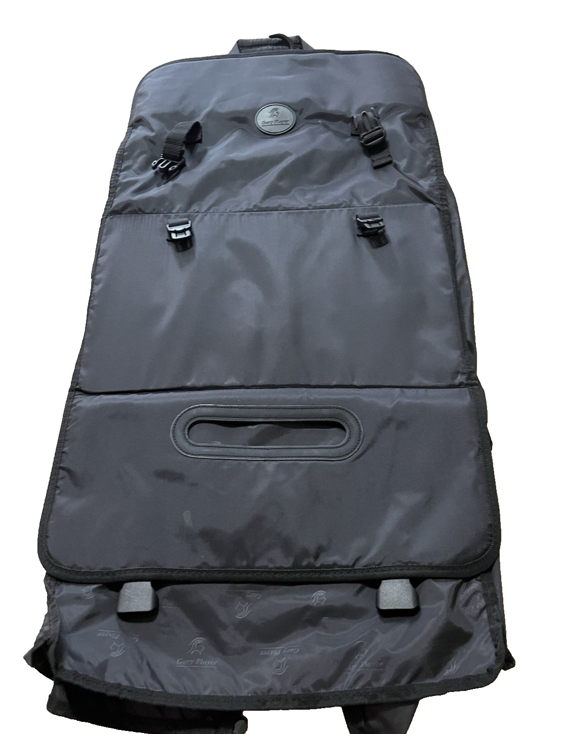 Gary Player Black Travel Nylon Garment Bag Suit Carry Case