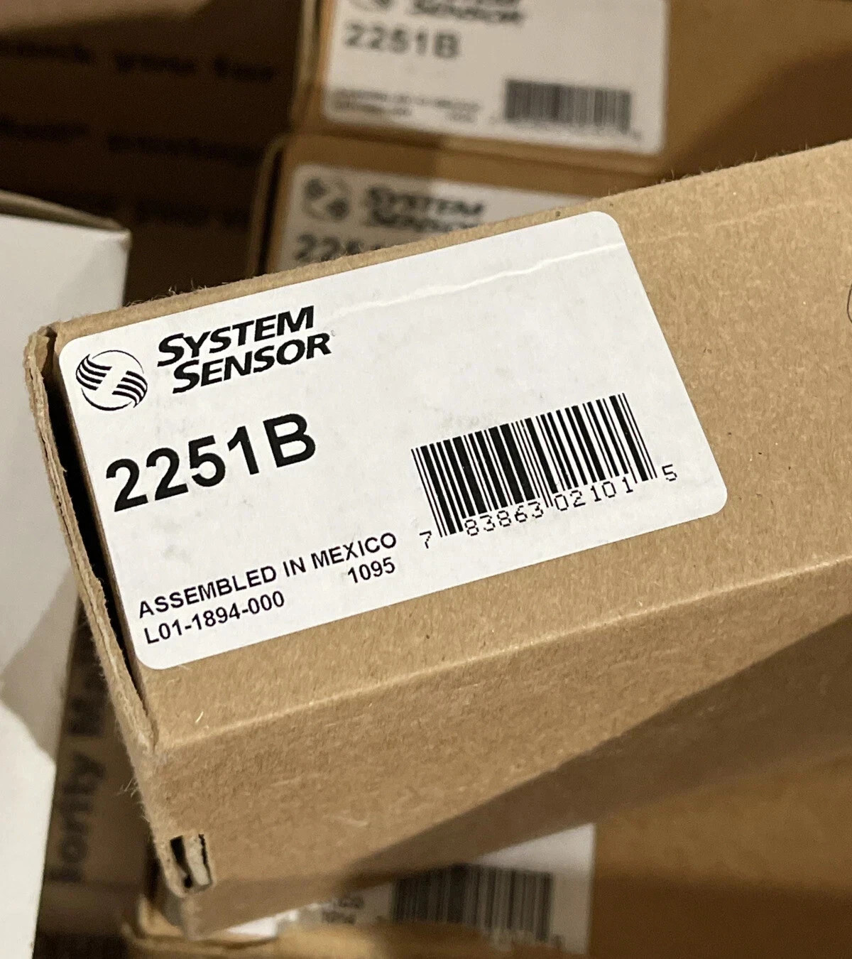 PACK OF TWO (2) NEW SYSTEM SENSOR 2251B SMOKE DETECTOR