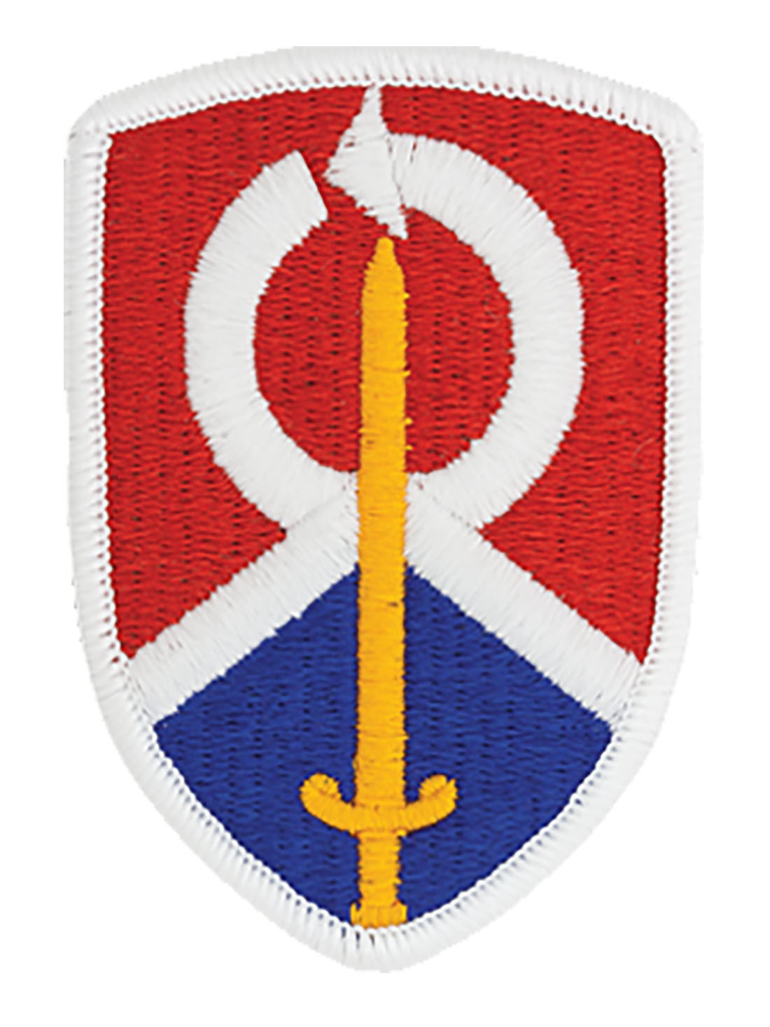 451st Expeditionary Sustainment Command Color Patch with Hook Fastener