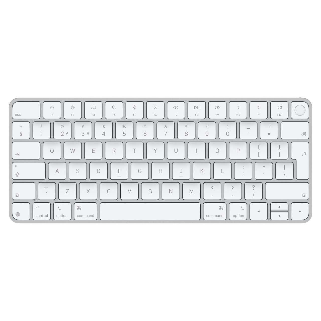 Apple Magic Keyboard with Touch ID  - A2449 -White - Lightning - Excellent
