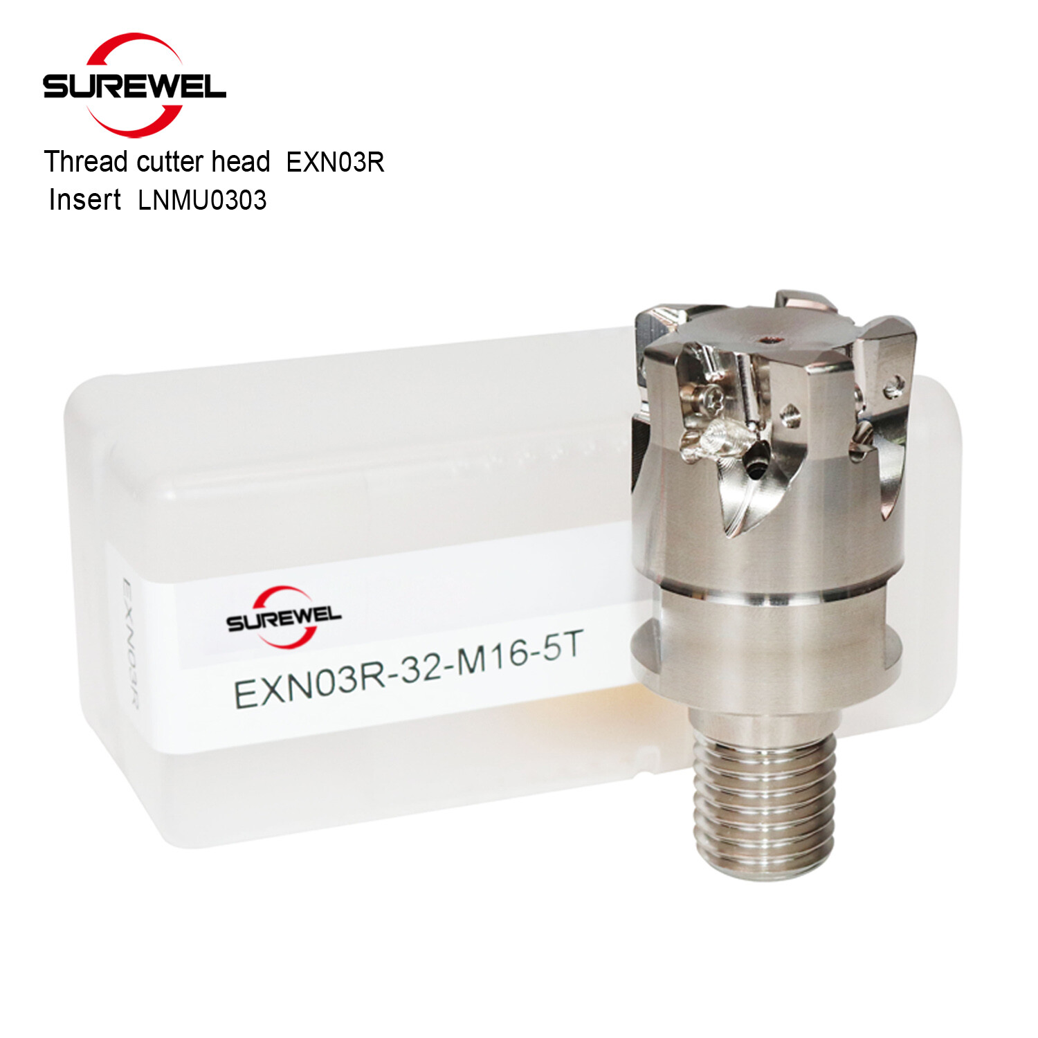 EXN03R fast feed locking tooth type milling cutter head Tool LNMU0303ZER Inserts