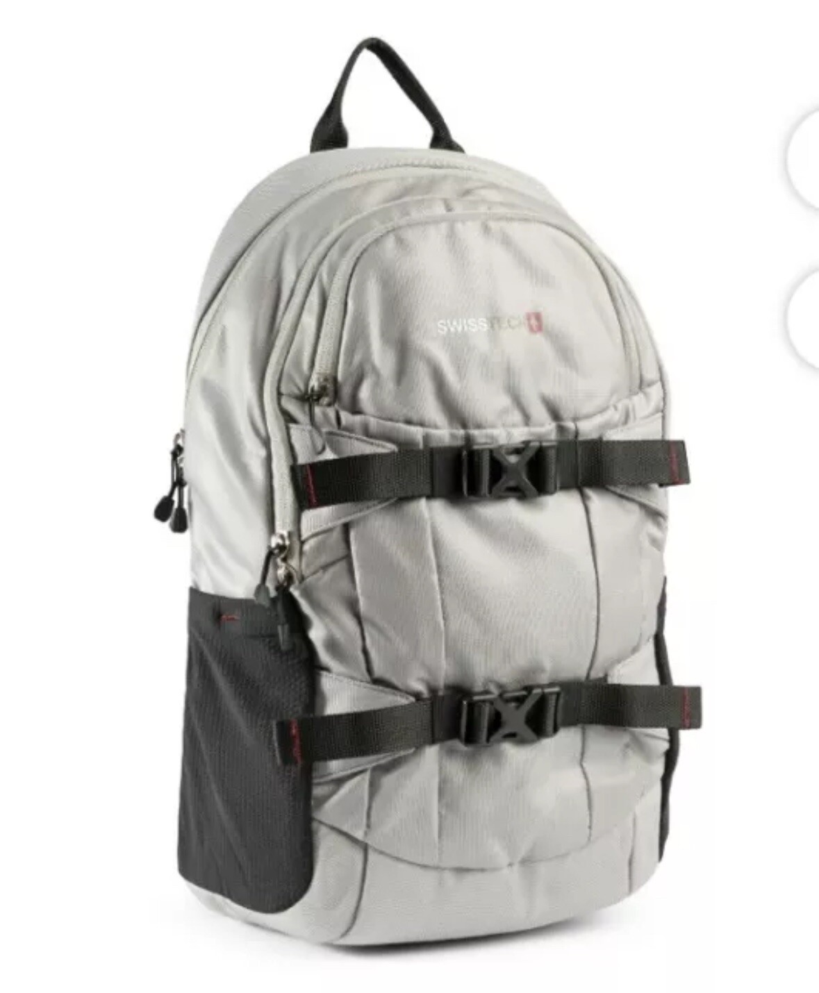 Swiss Tech Unixes 20 Liters Compressor Backpack For School Or Work Grey New