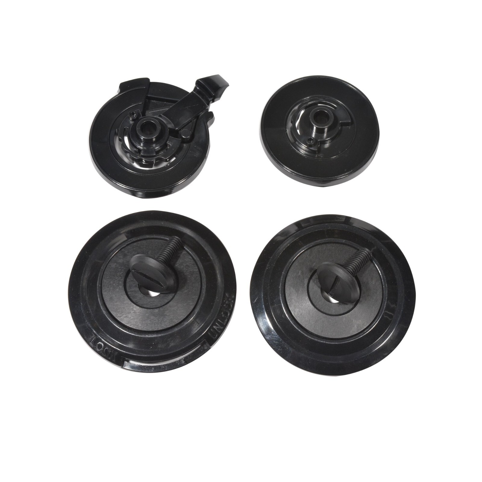 TORC T1 Newport Helmet Shield Side Pivot Kit 2 Piece Left & Right - BLACK