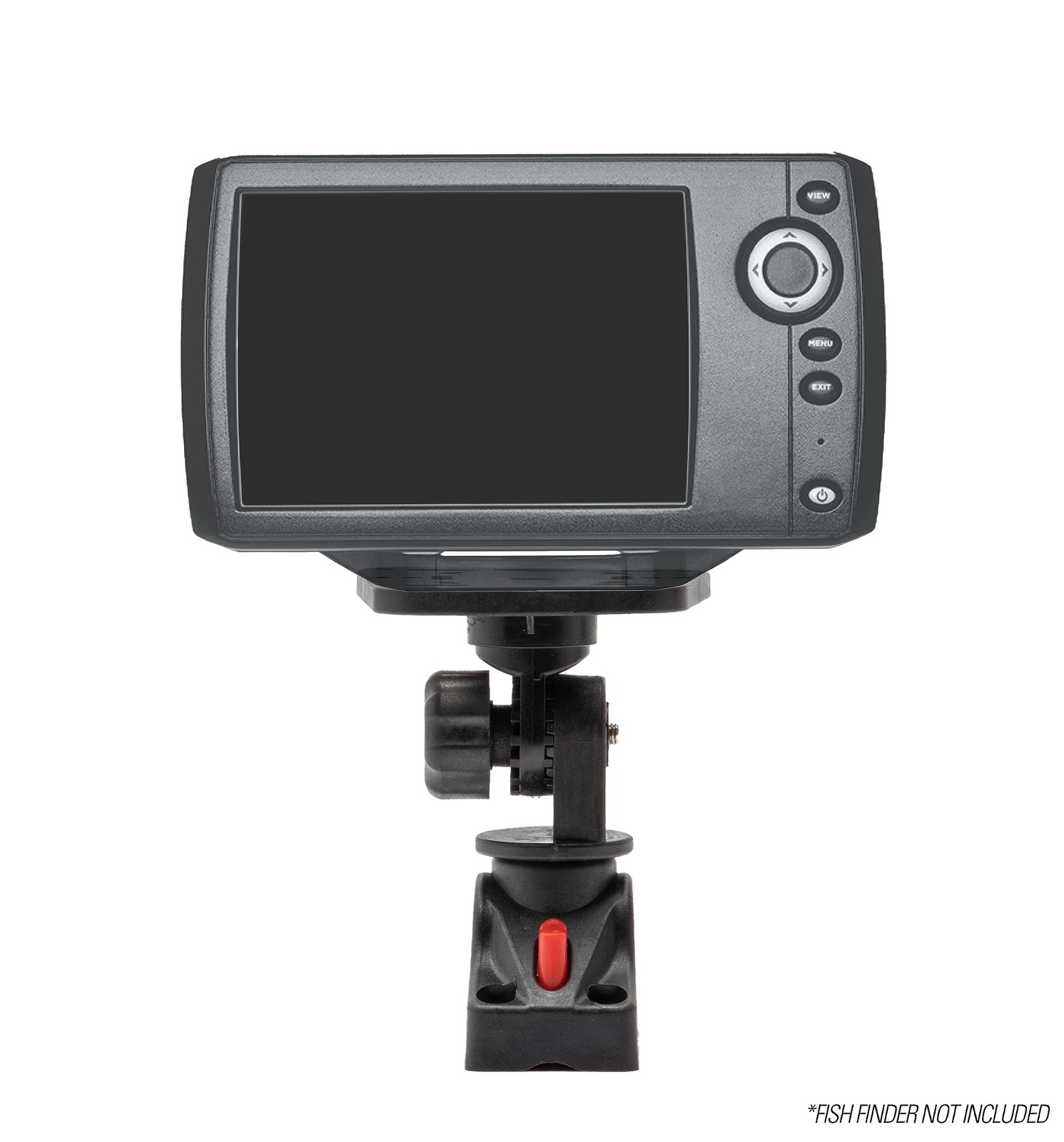 3006.8658 Universal Fish Finder Head Unit Mount with Pivoting Bracket (Square...