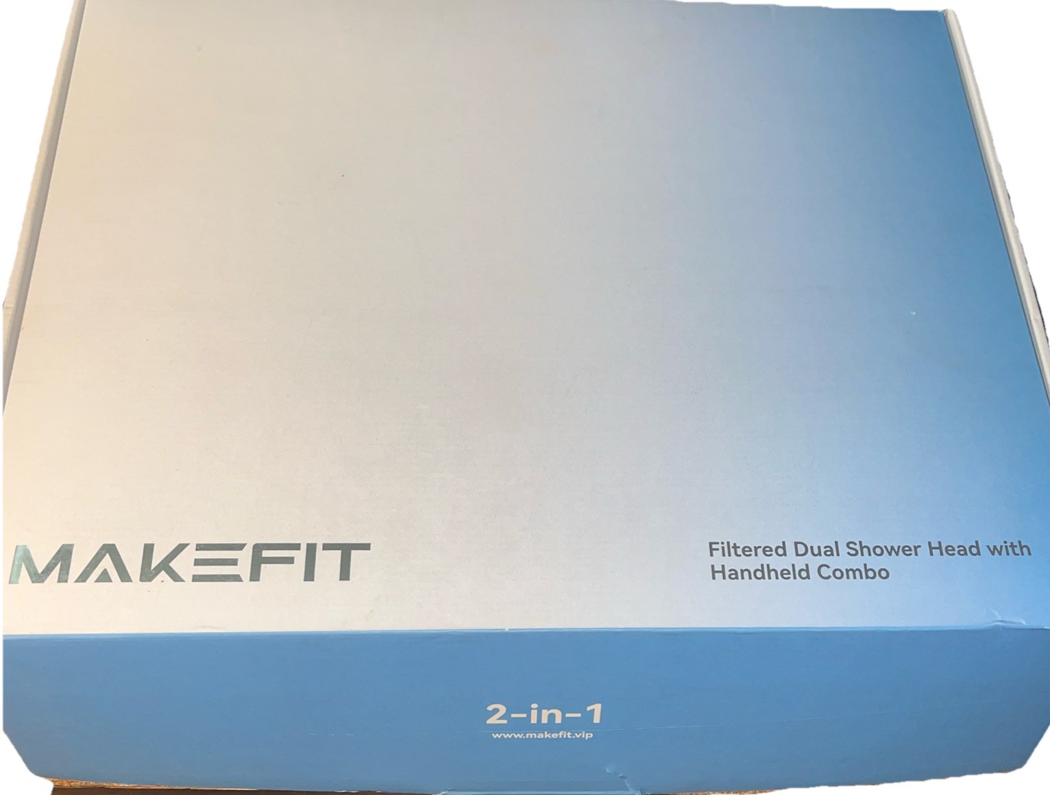 MakeFit Filtered Dual Rain Shower Head with Handheld Combo Chrome