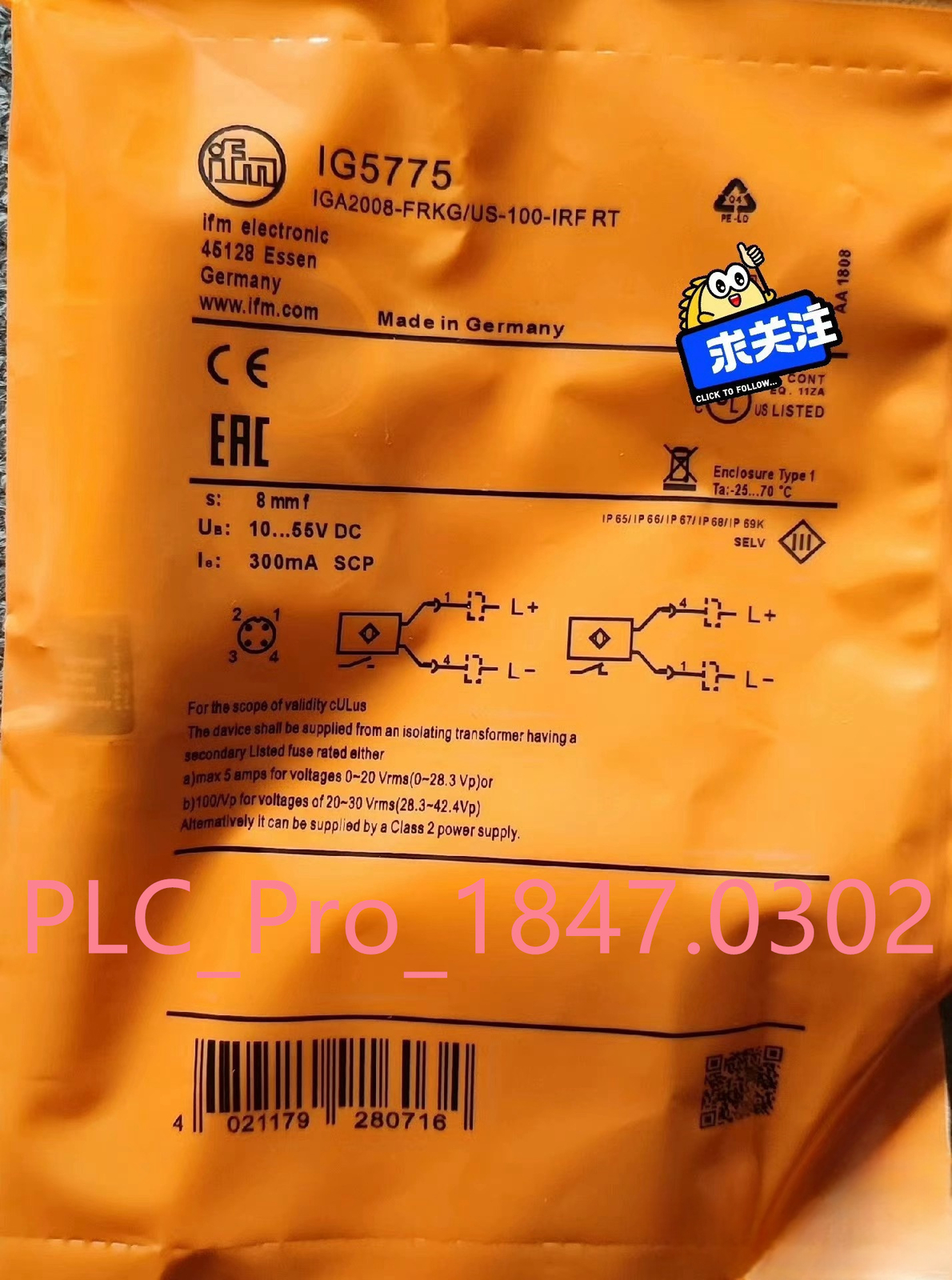 IG5775 1PCS Brand New IFM IG5775 Proximity Switch Sensor  Fast delivery