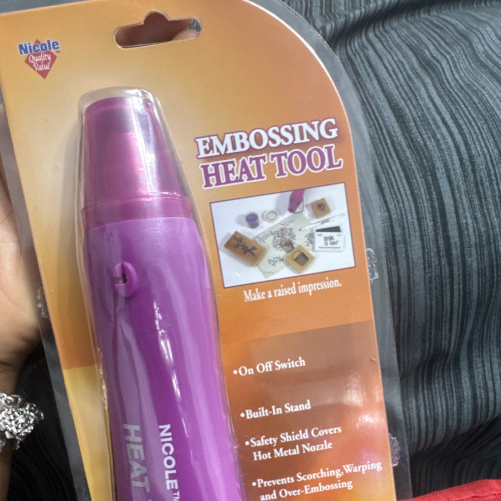 Nicole STE 2000 Embossing Heat Tool, Purple