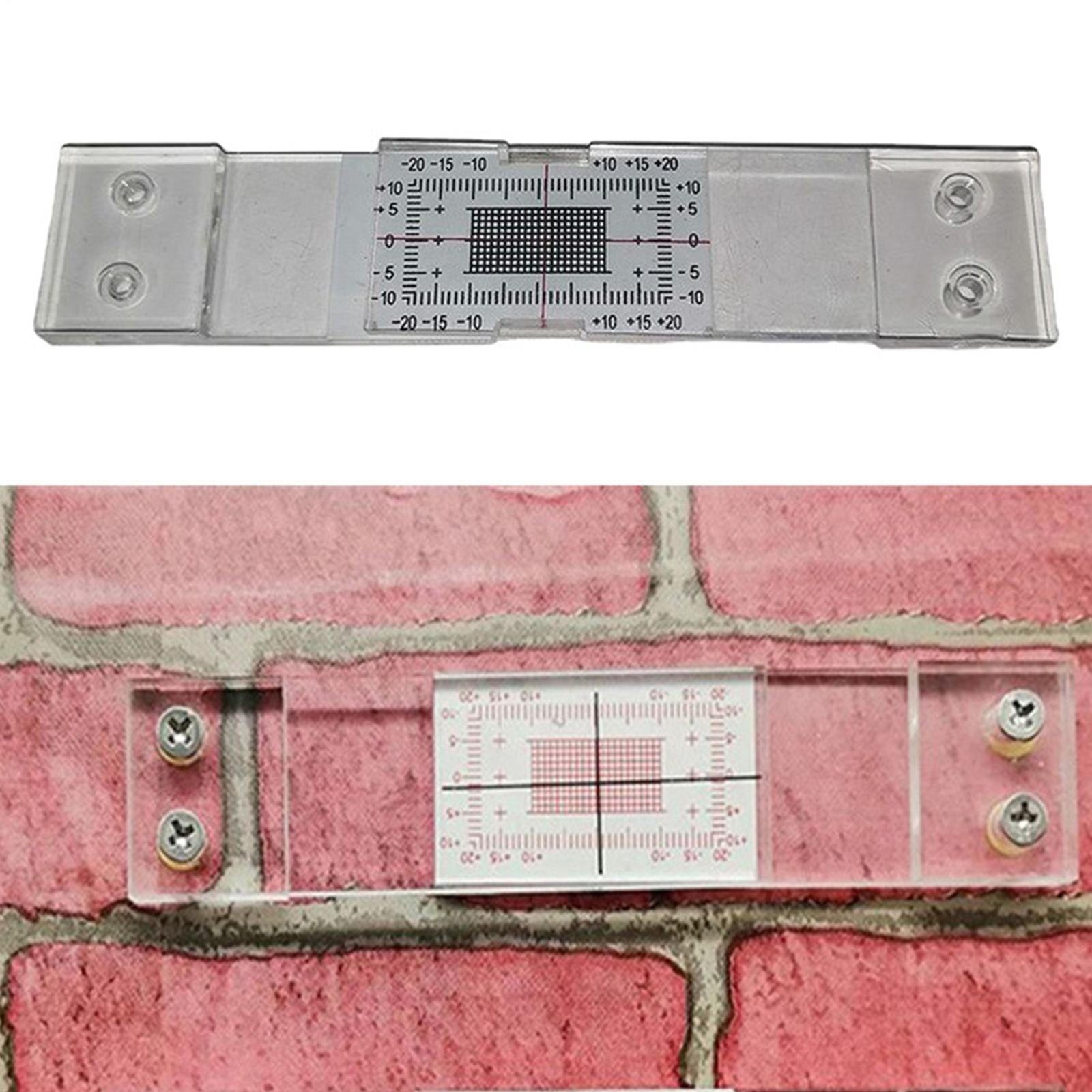 Crack Monitor Precise Read Measurement Grid Concrete Crack Monitoring Record