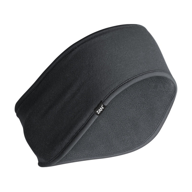 ZANheadgear WEWF114 Ear Headband Sportflex® UPF50+ Series Low Pile Fleece, Black