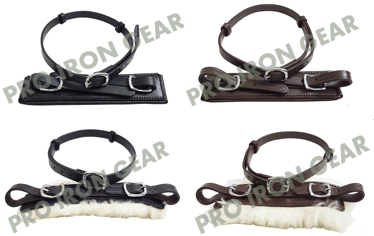 Horse Hackamore Leather,Cheeks Bitless Leather Horse English Western Adjustable