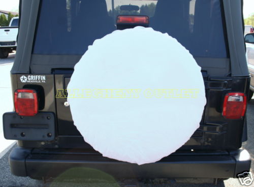 US Military Snow Camo Cover for ALICE Pack & Car Camper Tire Wheel, White, NEW