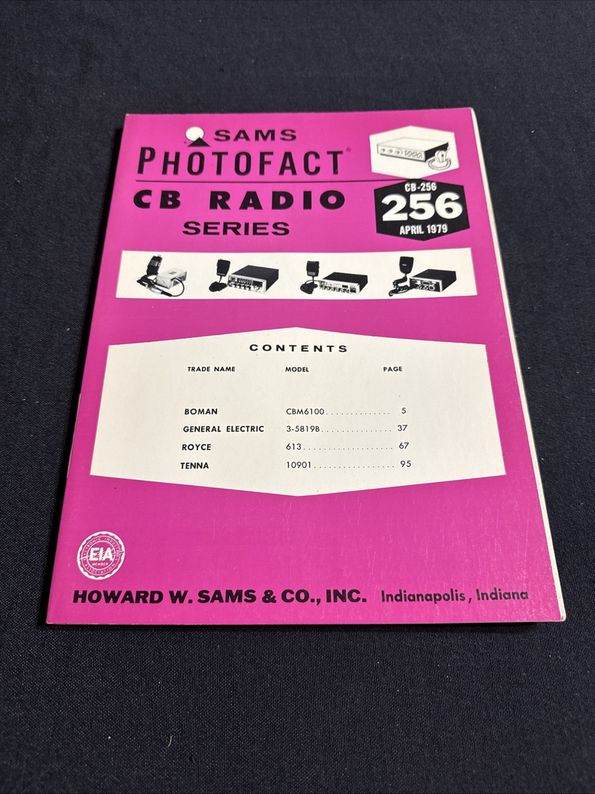SAMS Photofact CB Radio Series Manual CB 256 April 1979