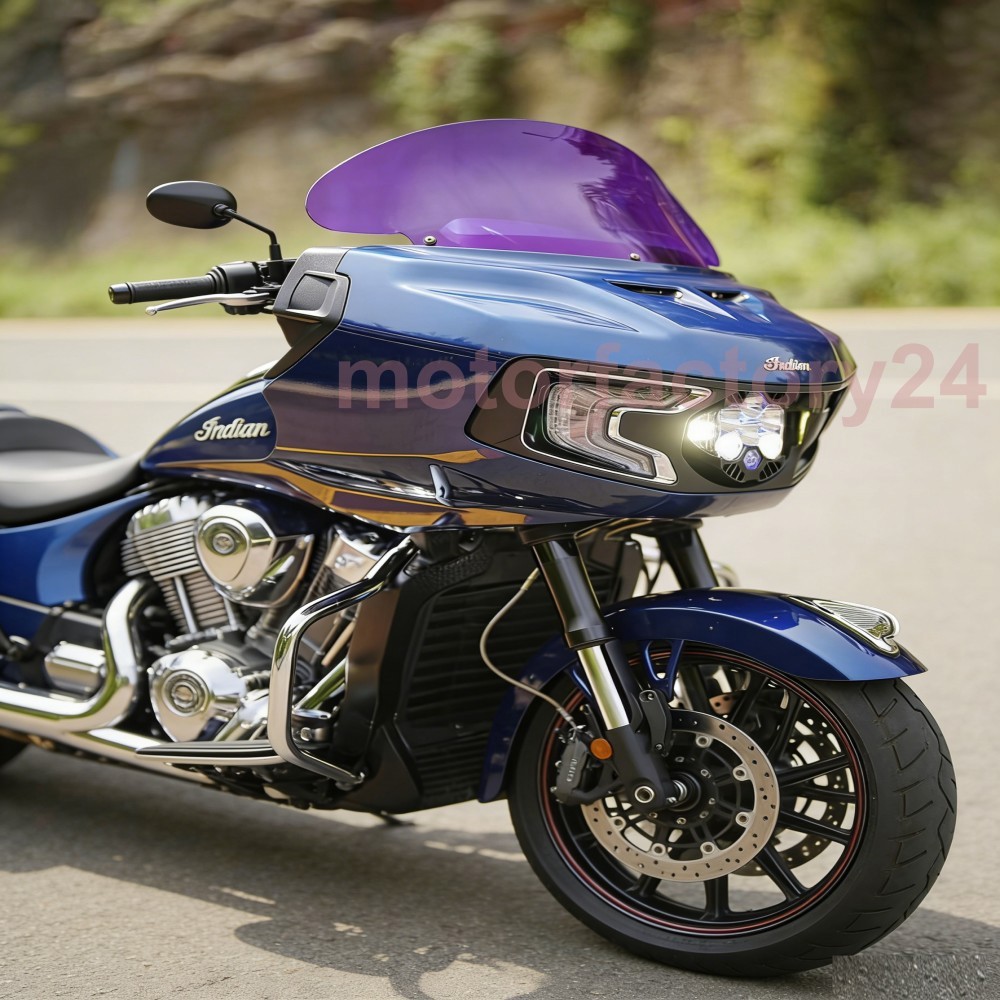For Indian 2022-2025 Challenger Pursuit 11" Flared Windshield Fairing Windscreen