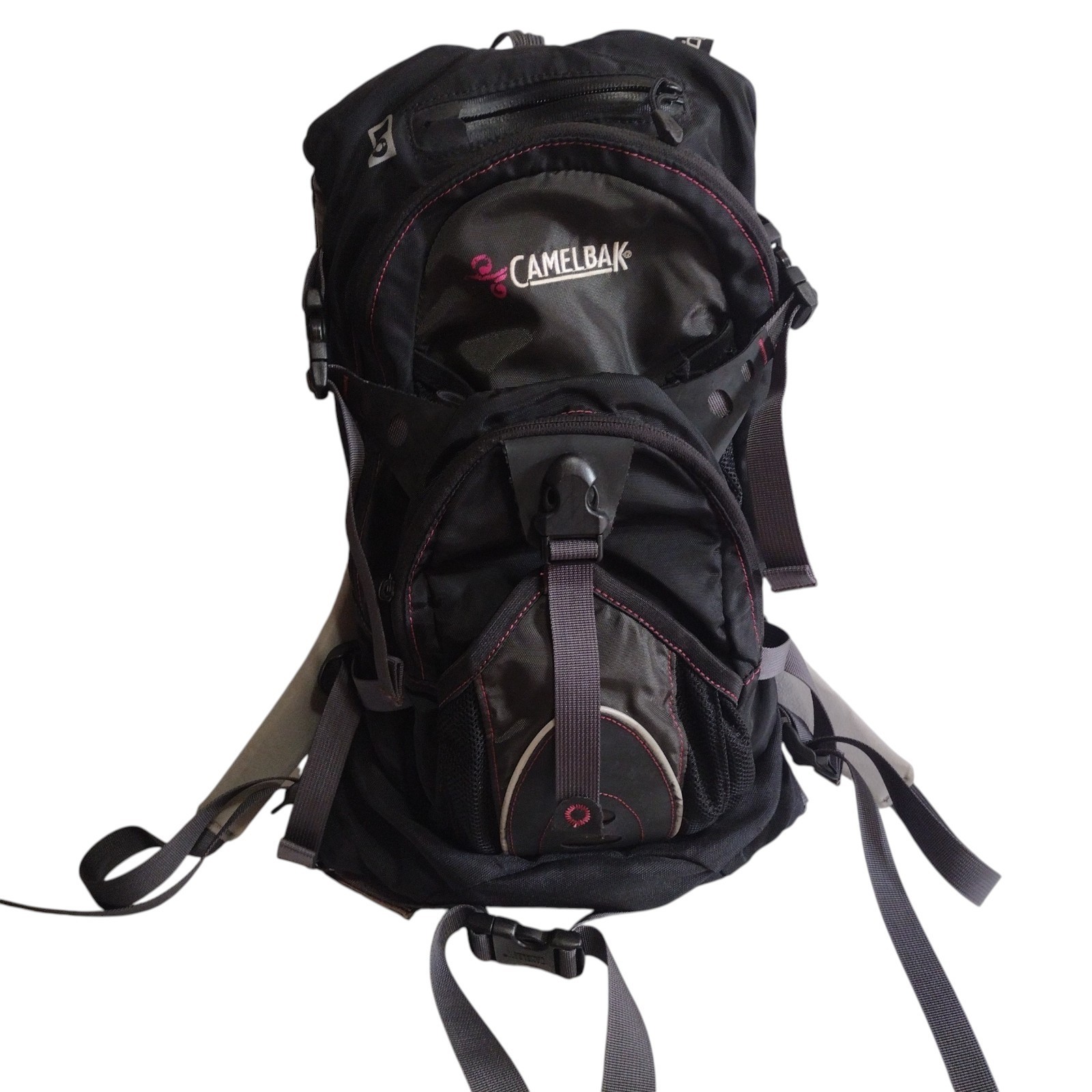 Vintage CamelBak M.U.L.E. Hydration Backpack D2 Fit Air Director 17" Black Pink