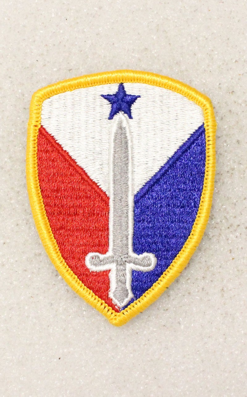 Army patch 5510 - 407th Support Brigade w/merrowed edge