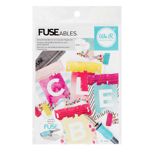 We R Memory Keepers Dear Lizzy Banner & Cupcake Topper Kit - FUSEables
