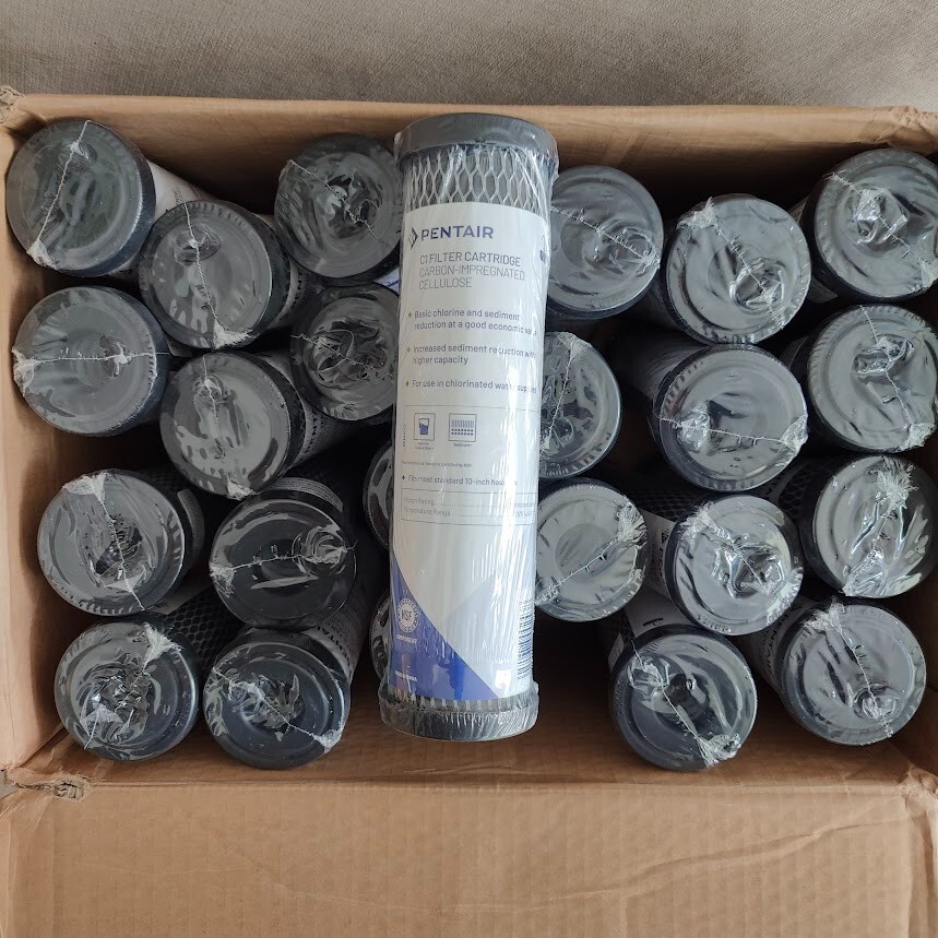 Lot of 24 Pentair C1 Carbon Impregnated Cellulose Filters | 155002-43